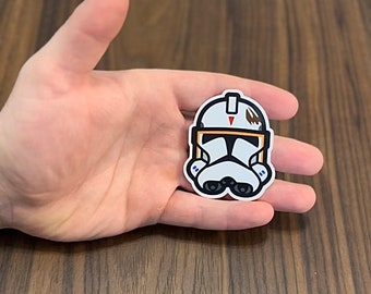 Clone Trooper Boil Sticker - Star Wars, The Clone Wars Vinyl Decal