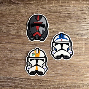 3 Piece Star Wars Trooper Sticker Pack, Star Wars the Clone Wars, sticker, SWTCW