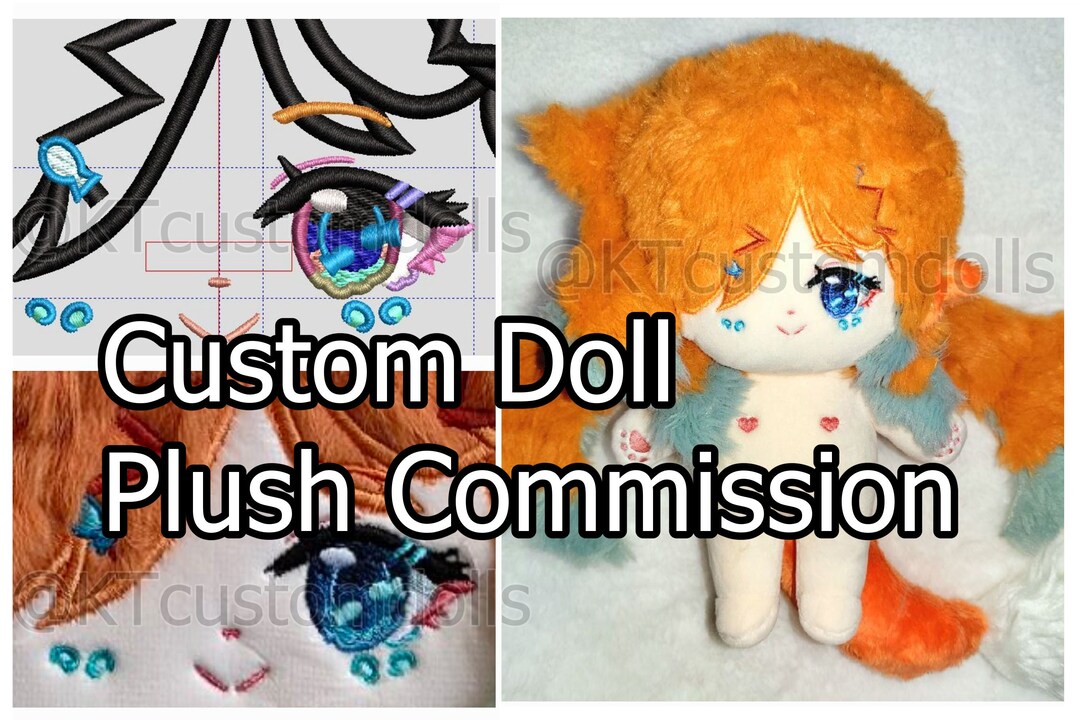 Custom 20cm Doll Commission Any Character to a Doll Anime KPOP JPOP Idol App Game Vtuber Person