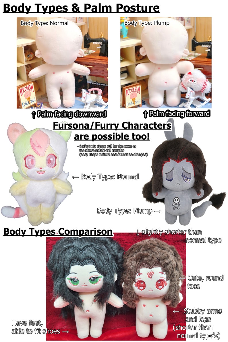 Custom 20cm Doll Commission Any Character to a Doll Anime KPOP JPOP Idol App Game Vtuber Person FF14 DnD Manga Manhwa Original OK zdjęcie 9