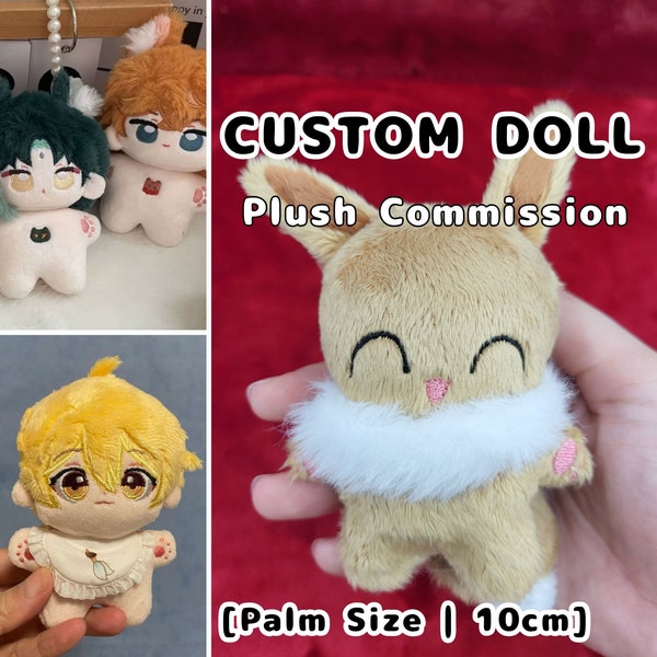 Custom 10cm Cotton Doll Pracht - Jeder Charakter in ein Handflächengröße Plüsch! Anime KPOP JPOP Idol Vtuber Person Manga Manhwa Original OK!