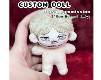 Custom 10cm Plush Doll Commission - Perfect for cotton doll plush lovers!
