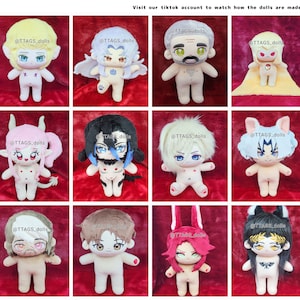 Custom 20cm Doll Commission Any Character to a Doll Anime KPOP JPOP Idol App Game Vtuber Person FF14 DnD Manga Manhwa Original OK 画像 3
