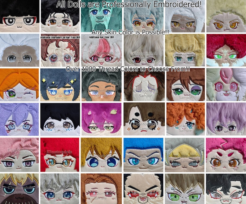 Commande de poupée personnalisée de 20 cm Poupée de n'importe quel personnage Anime KPOP JPOP Idol App Game Vtuber Person FF14 D&D Manga Manhwa Original OK image 7