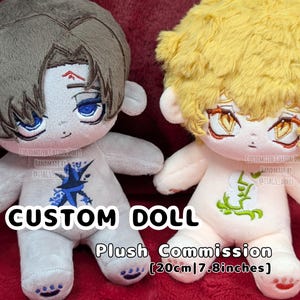 Custom 20cm Doll Commission - OC, Anime, KPOP, Game & More!