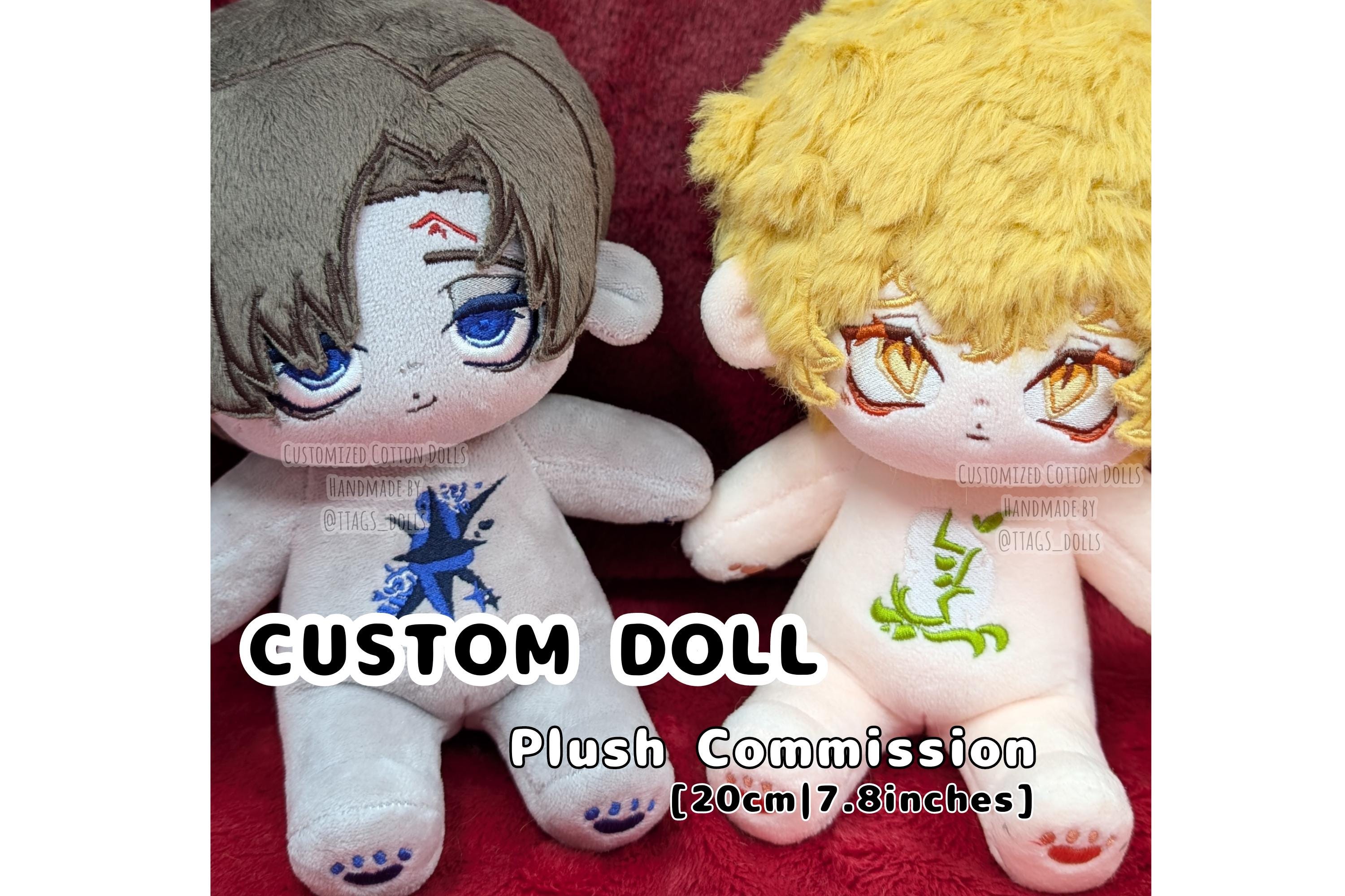 Custom 20cm Doll Commission - OC, Anime, KPOP, Game & More!