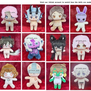 Commande de poupée personnalisée de 20 cm Poupée de n'importe quel personnage Anime KPOP JPOP Idol App Game Vtuber Person FF14 D&D Manga Manhwa Original OK image 4