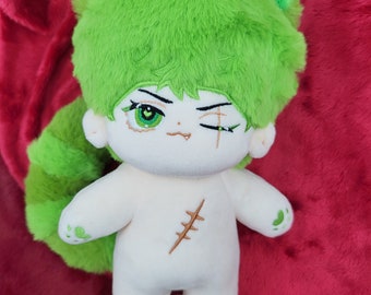 Kawaii 20 cm poupée Marimo Pirate vert raton laveur vert Kitty chat 20 cm peluche pour amis Anime Otaku garçon fille cadeau d'anniversaire cadeau