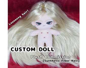 Custom Doll Commission - Synthetic Fiber Hair