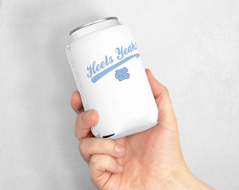Tar Heels de la UNC Chapel Hill - ¡Tacones sí! - Funda para enfriador de latas