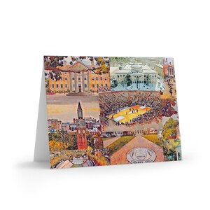 UNC Chapel Hill - Watercolor Campus - Greeting cards (8, 16, and 24 Pcs)