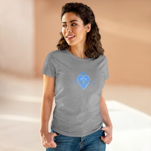Women's Midweight Cotton Tee | UNC Chapel Hill Mothers Day | Alma Mater | Chapel Thrill | North Carolina | Graduation Gift | Carolina Blue image 4