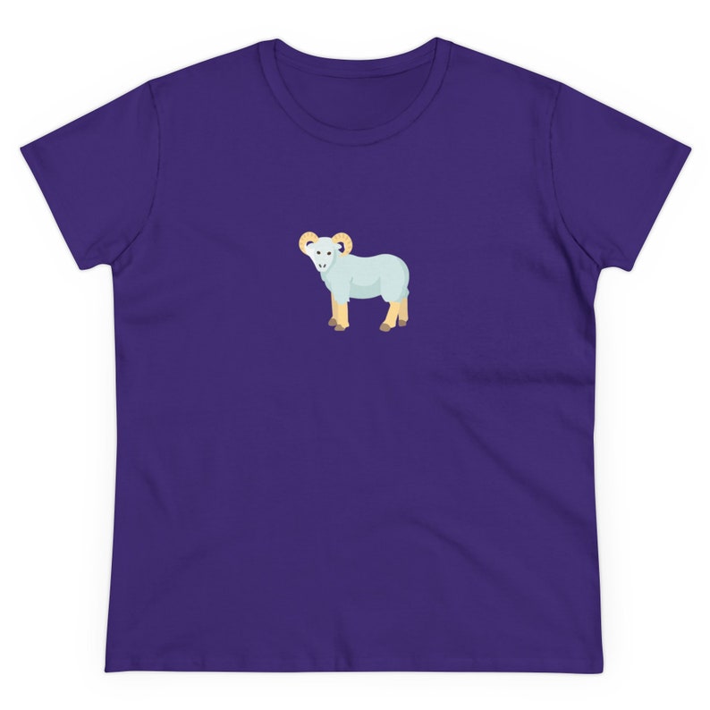 UNC Chapel Hill Rameses Mascot Cartoon | Chapel Thrill | North Carolina | Graduation Gift | Carolina Blue | Women's Midweight Cotton Tee image 10