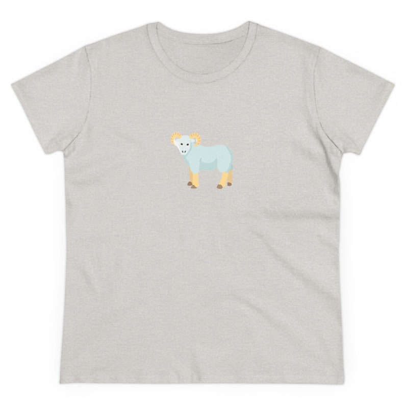 UNC Chapel Hill Rameses Mascot Cartoon | Chapel Thrill | North Carolina | Graduation Gift | Carolina Blue | Women's Midweight Cotton Tee image 5
