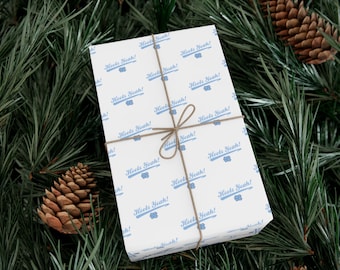 Gift Wrap  | UNC Chapel Hill | Great Day to be a Tar Heel | Alma Mater | Chapel Thrill | North Carolina | Graduation Gift | Carolina Blue