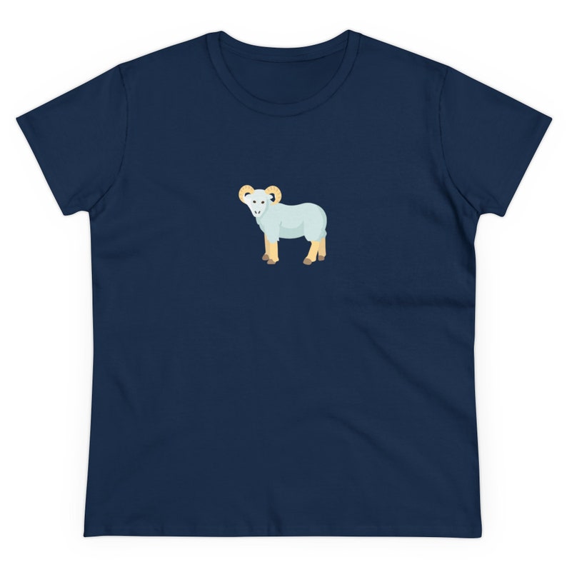 UNC Chapel Hill Rameses Mascot Cartoon | Chapel Thrill | North Carolina | Graduation Gift | Carolina Blue | Women's Midweight Cotton Tee image 8