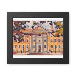 UNC Chapel Hill Tar Heels Old Well Framed Poster, Horizontal