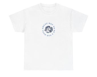 ユニセックス ヘビーコットンTシャツ UNCチャペルヒル | タールヒールズにとって最高の日 | カロライナフィーバー | ノースカロライナ | 卒業祝い | カロライナブルー