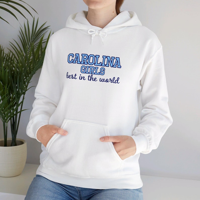 UNC Chapel Hill - Carolina Girls, best in the world - Unisex Heavy Blend Hooded Sweatshirt image 7