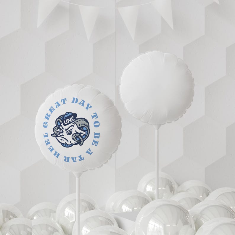 Balloon (Round and Heart-shaped) | UNC Chapel Hill | Great Day to be a Tar Heel | Chapel Thrill | North Carolina | Graduation Gift image 8