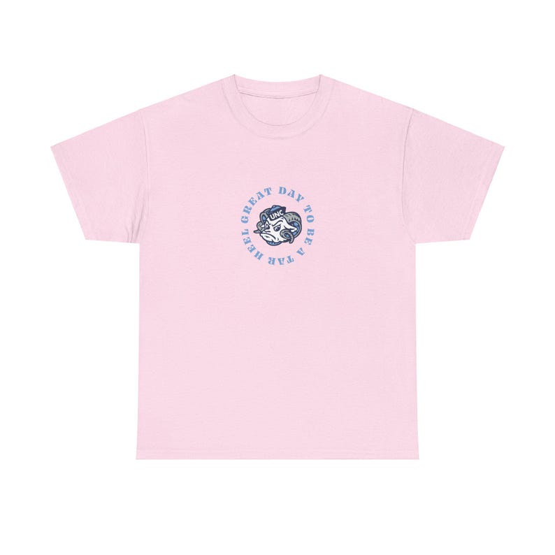 Unisex Heavy Cotton Tee UNC Chapel Hill | Great Day to be a Tar Heel | Carolina Fever | North Carolina | Graduation Gift | Carolina Blue image 6