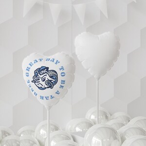 Balloon (Round and Heart-shaped) | UNC Chapel Hill | Great Day to be a Tar Heel | Chapel Thrill | North Carolina | Graduation Gift image 5
