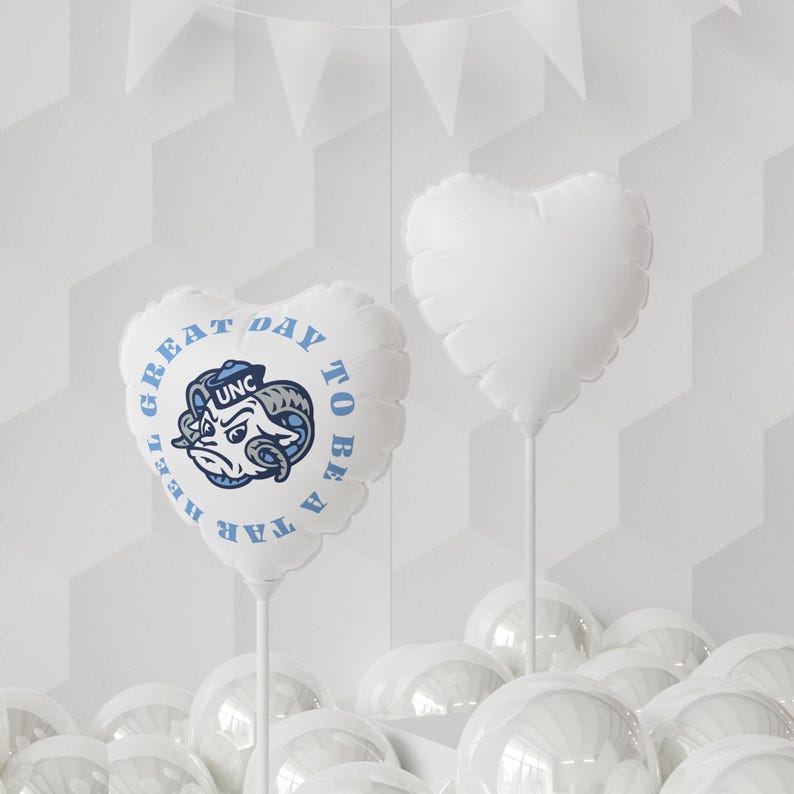 Balloon (Round and Heart-shaped) | UNC Chapel Hill | Great Day to be a Tar Heel | Chapel Thrill | North Carolina | Graduation Gift image 5