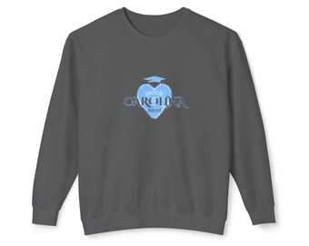 Sudadera ligera / Día de la Madre de UNC Chapel Hill / Alma Mater / Chapel Thrill / Carolina del Norte / Regalo de graduación / Azul Carolina
