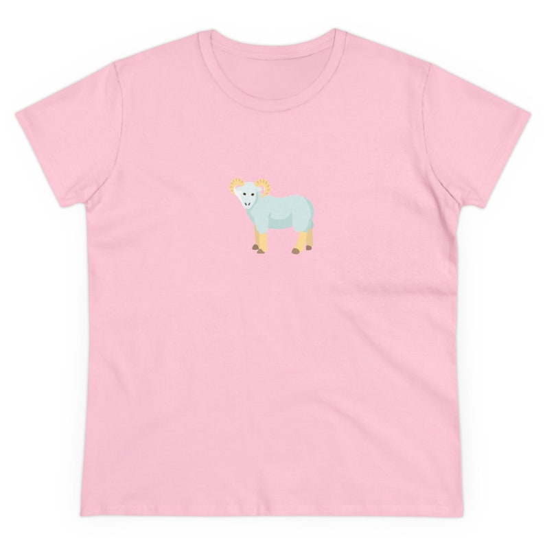 UNC Chapel Hill Rameses Mascot Cartoon | Chapel Thrill | North Carolina | Graduation Gift | Carolina Blue | Women's Midweight Cotton Tee image 4