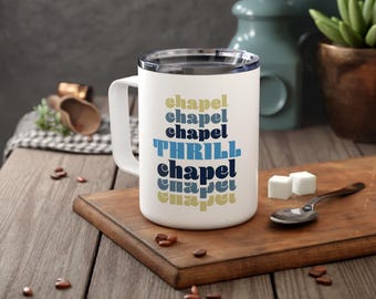 UNC Chapel "Thrill" Tar Heels - geïsoleerde koffiemok, 10oz