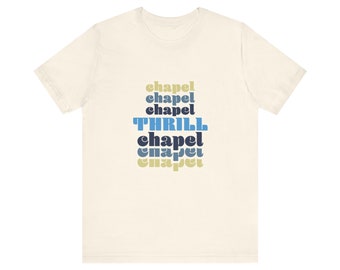 Camiseta unisex de manga corta de jersey "Thrill" de la Capilla UNC Tar Heels