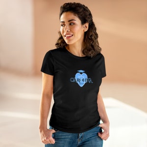 Women's Midweight Cotton Tee | UNC Chapel Hill Mothers Day | Alma Mater | Chapel Thrill | North Carolina | Graduation Gift | Carolina Blue image 6