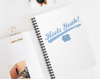 UNC Chapel Hill Tar Heels - Heels Yeah! - Spiral Notebook - Ruled Line