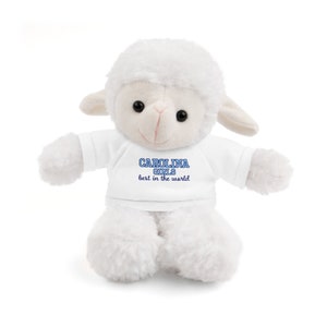 UNC Chapel Hill | Carolina Girls Best in the World | Chapel Thrill | North Carolina | Graduation Gift | Carolina Blue Stuffed Animal