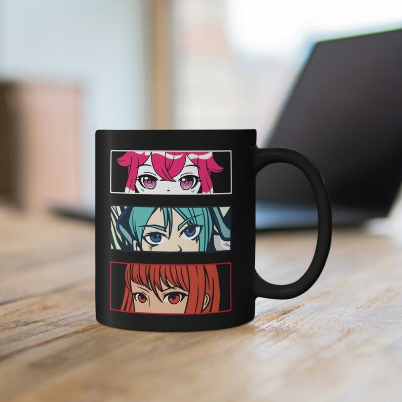 Anime Eyes Mug Cute Anime Mugs, Anime Coffee Cups, Anime Fan Gifts ...