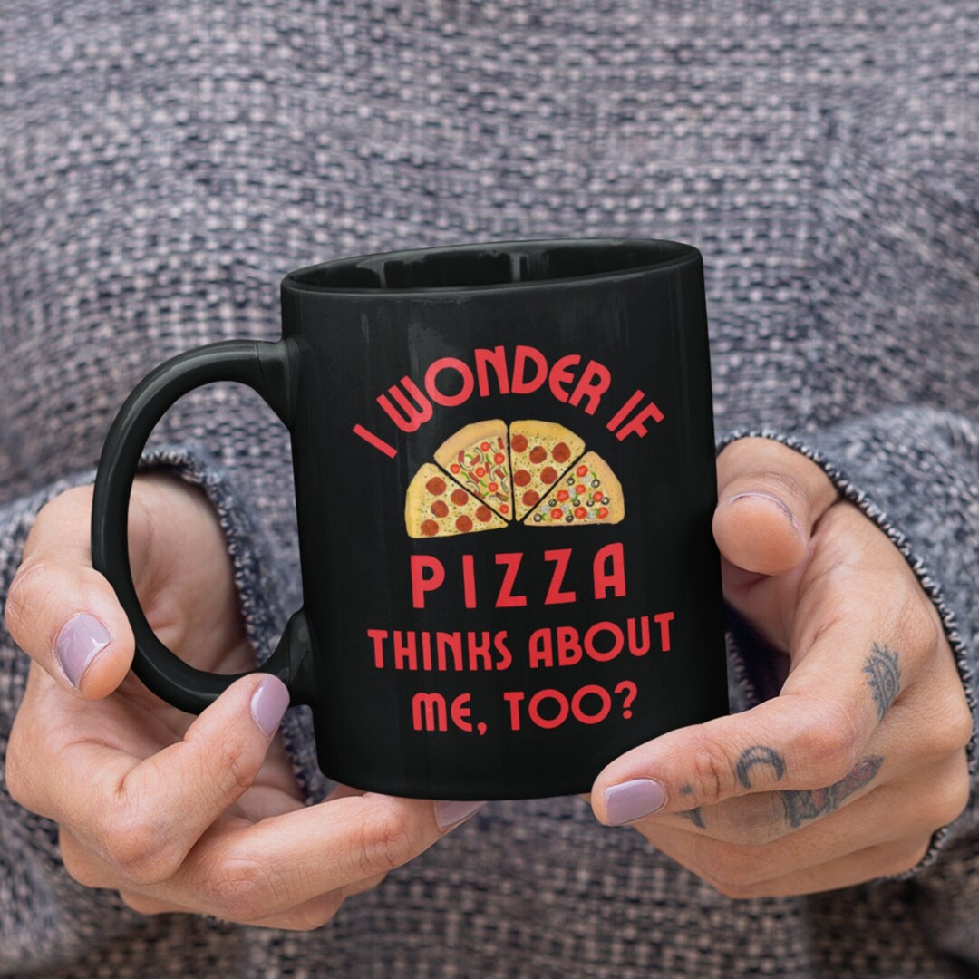 Pizza Mug I Love Pizza, National Pizza Pie Day Coffee Cup, Pizza Lover Gifts, Pizza Accessories