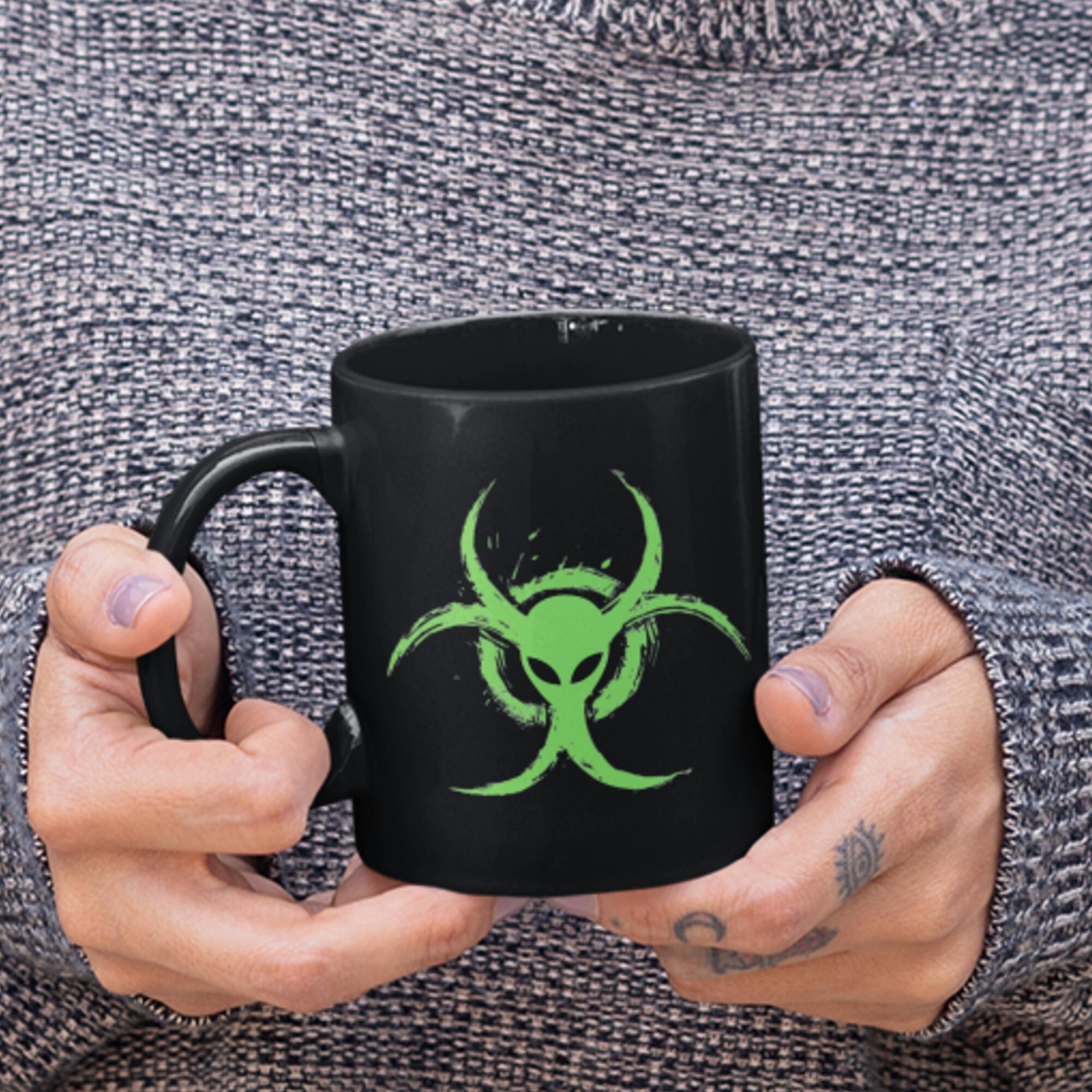 Biohazard Biohazard Mug Biohazard Coffee Cup Skinwalker Etsy