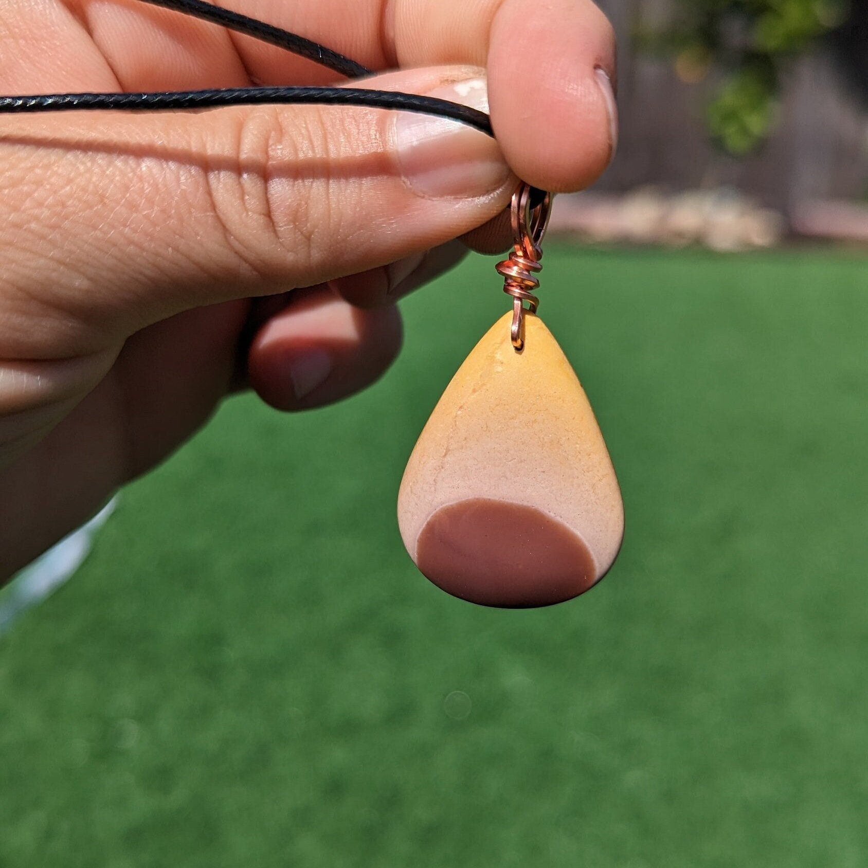 Mookite Necklace or Pendant. Mookaite Crystal Necklace, Comes With