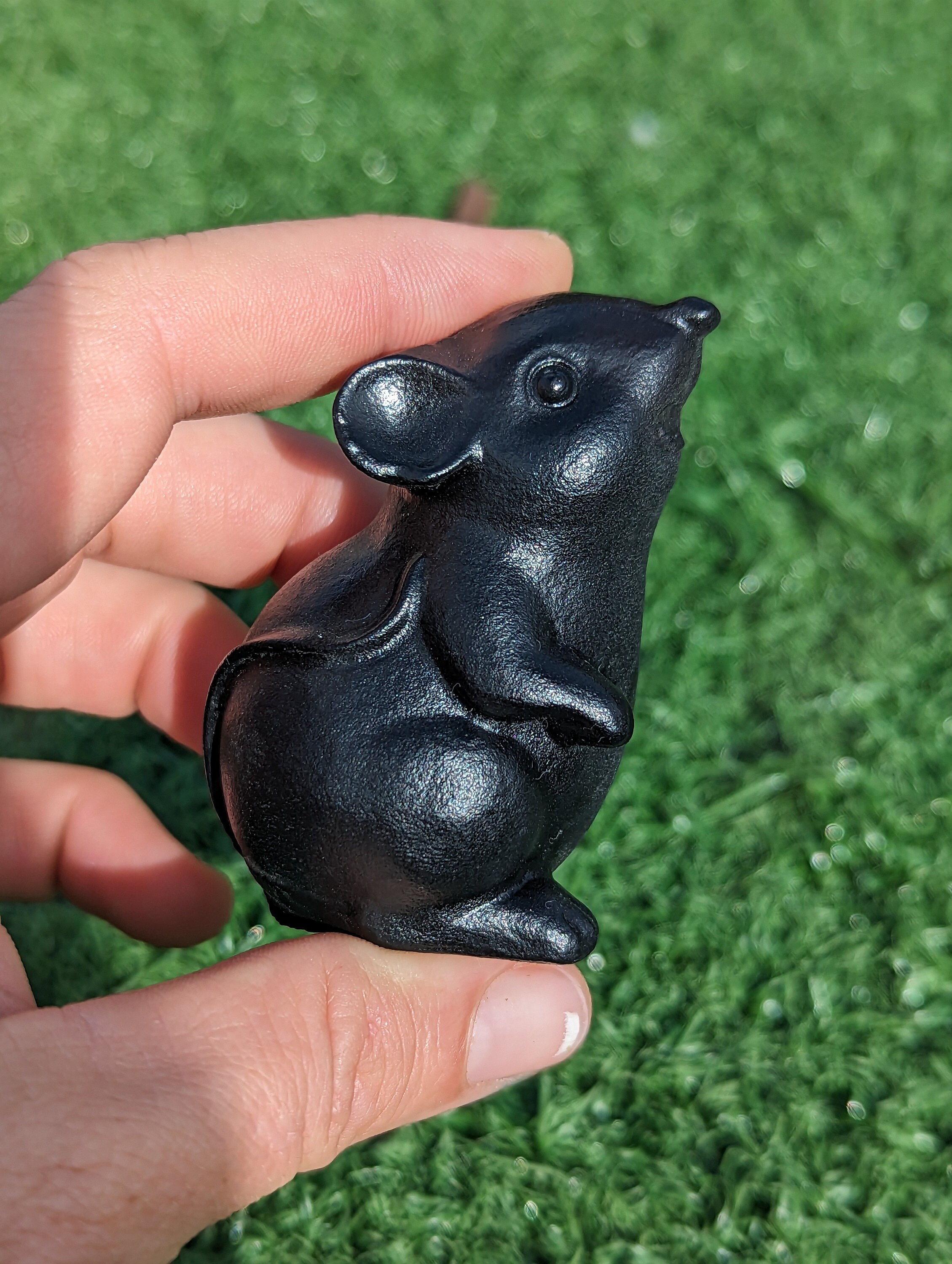 Computer Mouse Carving Crystal Mouse Carving, 2.4
