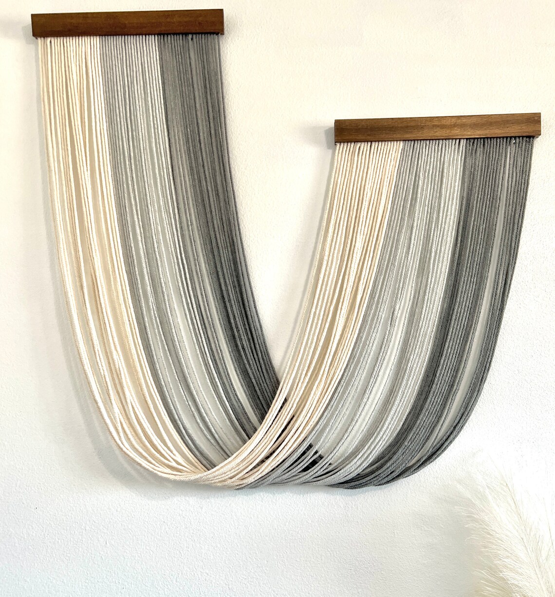 Macrame Wall Hanging, Fiber Art Decor, Modern Boho Decor. - Etsy