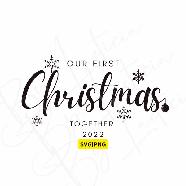 Our First Christmas Svg Etsy