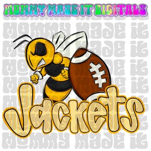 Jackets | School Sports Sublimation or DTF Printing - Digital Design Download | Spirit Wear Design | Mascot | Sports | 5 png