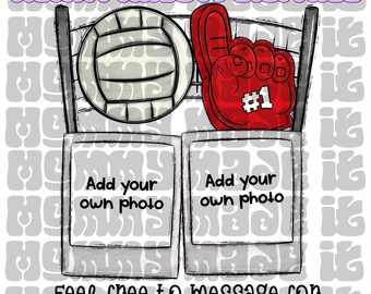 Red Volleyball PNG: Sportswear Design, Sublimation Print (Digital Download