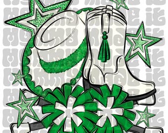 PNG de la Guardia de Honor Verde / Indumentaria de Espíritu de Equipo de Instrucción (Diseño Digital)