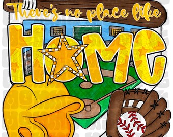 Baseball Home Run PNG: Sportowy projekt sublimacji (pobieranie cyfrowe)