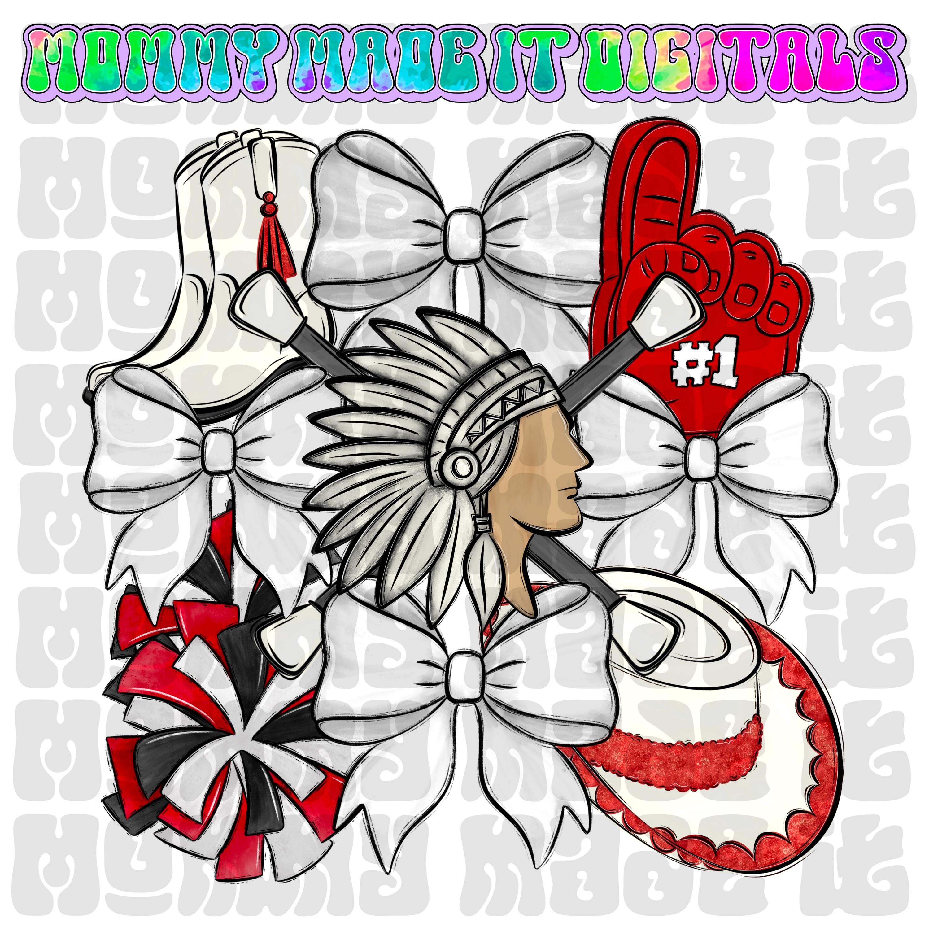 Color Guard png | Drill Team png | Majorette png | Red Mascot PNG | Sports Spirit Wear | School Colors | School Band PNG | 3 png