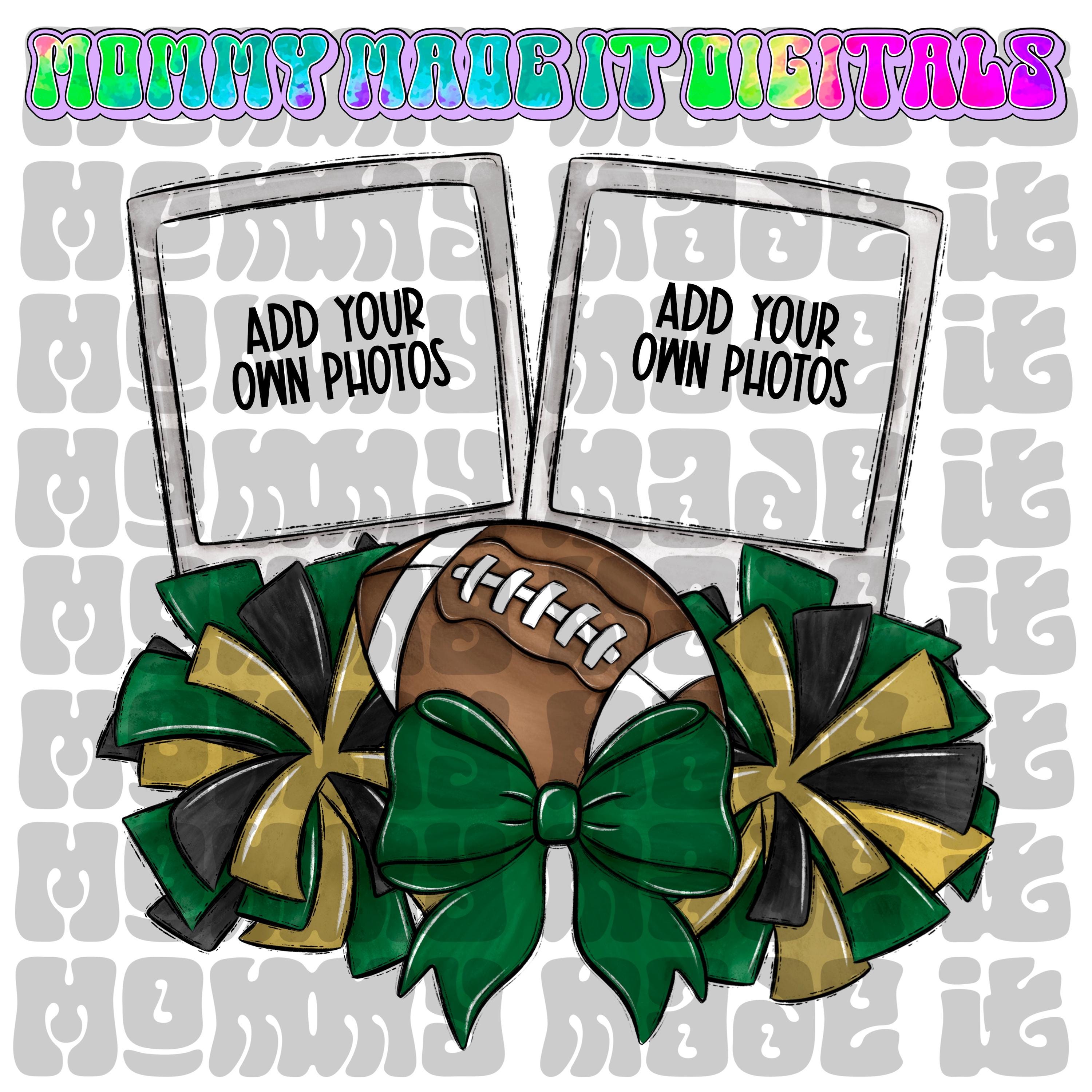 Cheer Photo Frame Football Cheer Photo Frame PNG, School Spirit Digital Design - Etsy
