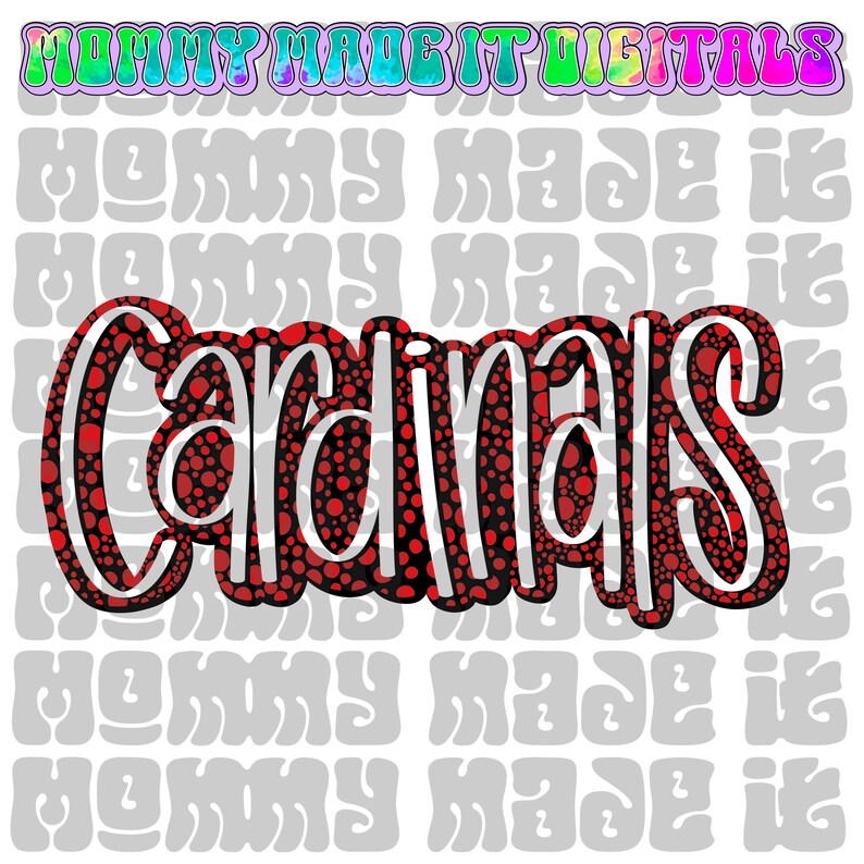 Cardinals Mascot PNG, School Spirit Design (digital Download) - Etsy