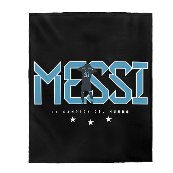 Messi Argentina Blanket / 2022 World Cup Champions