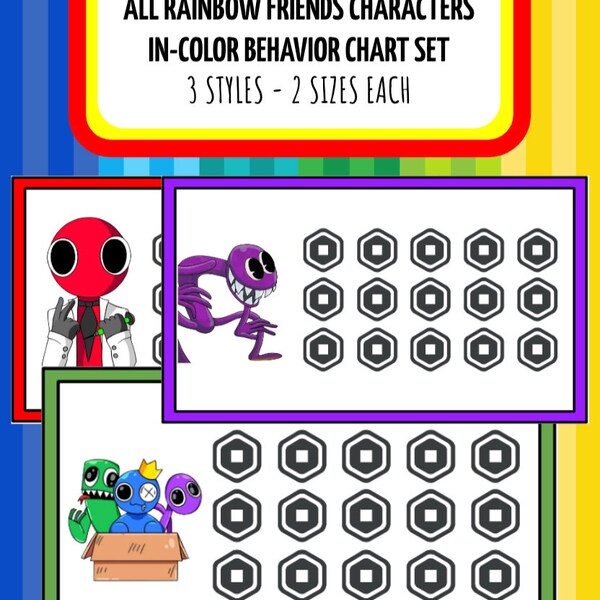 Roblox Behavior Charts - Etsy Singapore